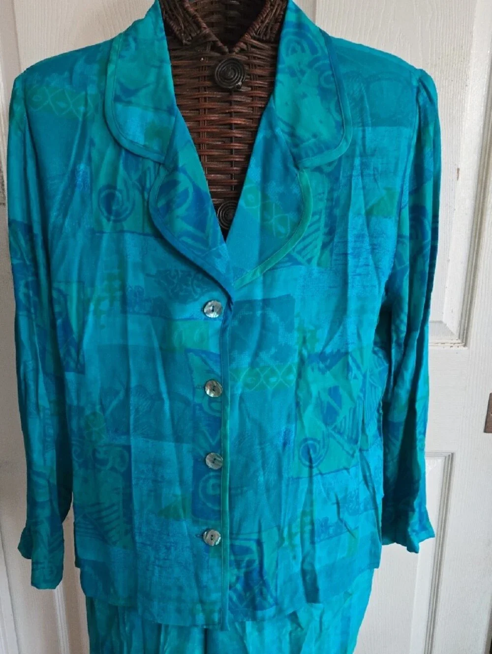 Carole Little vibrant teal